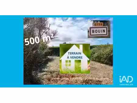 vente terrain 500 m² à beauvoir-sur-mer (85230)  60 000 €