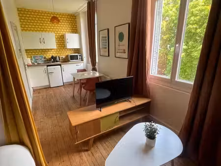 studio 22 m² rénové & meublé – saint-nazaire – à l’année ou au mois