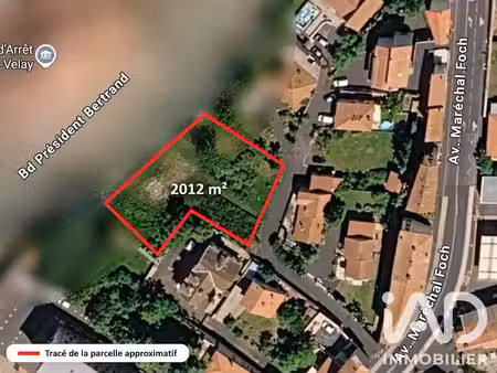 vente terrain 2012 m² à le puy-en-velay (43000)  220 000 €