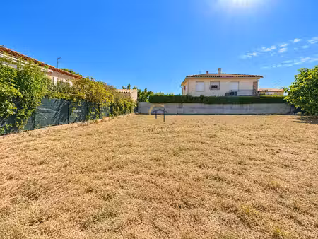 vente terrain 419 m² à canet-en-roussillon (66140)  263 000 €
