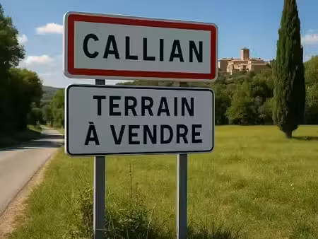vente terrain 1349 m² à callian (83440)  260 000 €