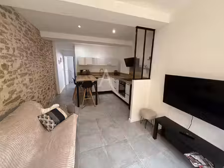 appartement meuble avec une chambre