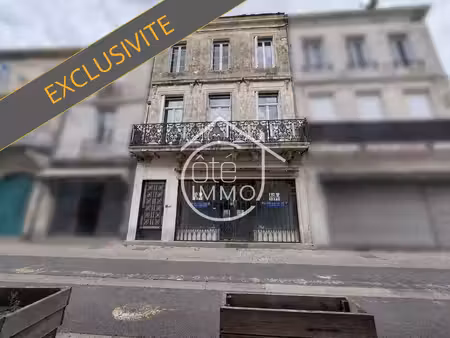sainte-foy-la-grande : immeuble de rapport à fort potentiel – commerce  appartements  gren