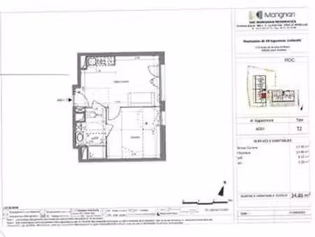 location appartement 2 pièces à saint-nazaire (44600) : à louer 2 pièces / 35m² saint-naza