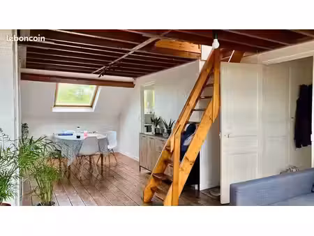 2 pièces - chambre en duplex - bvd des fédérés