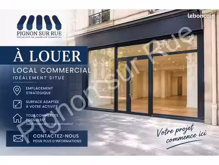 local commercial 459 m² paris