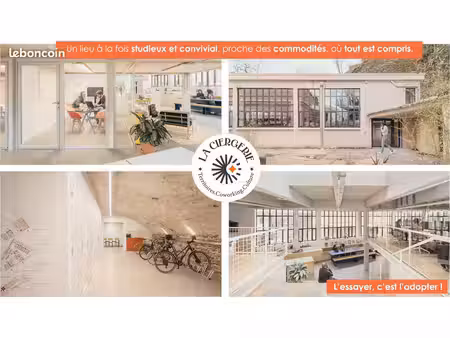bureau fermé 6 postes de travail - coworking vaise
