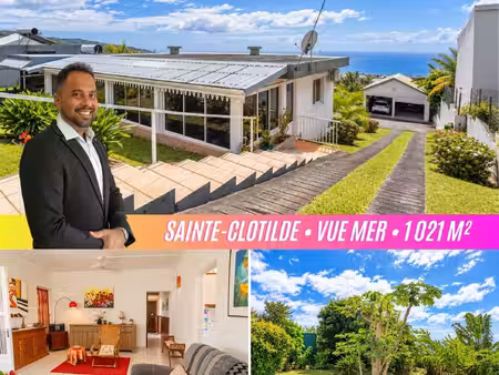 vue mer & terrain divisible — maison plain-pied 155 m² + dép