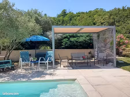 villa maison avec piscine 7 pieces 180m² ardeche meridionale
