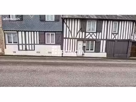 maison de bourg normande  avec terrain et bâtiments