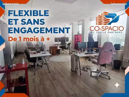 bureaux flexibles et sans engagement - paris pantin de 18 à 127m²