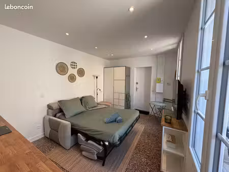 studio meublé 20 m² tout équipé - cognac centre  face au jardin public