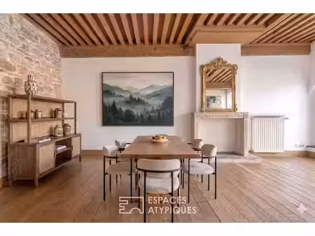 appartement plein de cachet avec vue sur la saône