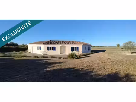 plain-pied 3 chambres avec un environnement paisible