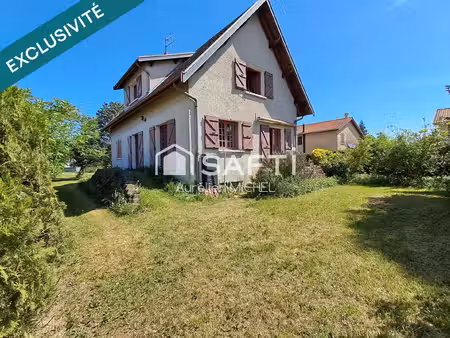 maison avec sous sol complet en plein cœur de villieu