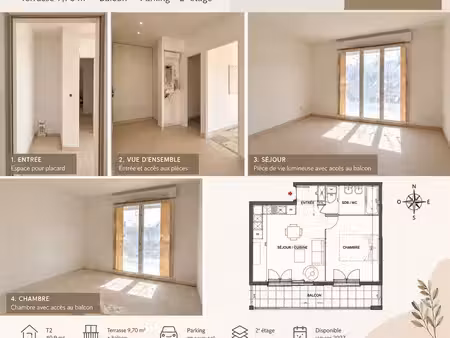 appartement neuf à louer - pontoise quartier saint-martin