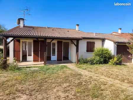 maison plain-pied 90 m2 - 3 chambres - jardin + garage