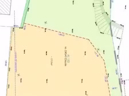 terrain constructible 1317 m2