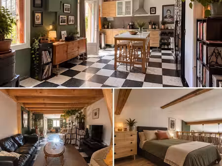 a vendre bien atypique avec appartement  studio indépendant  terrasses et grand garage