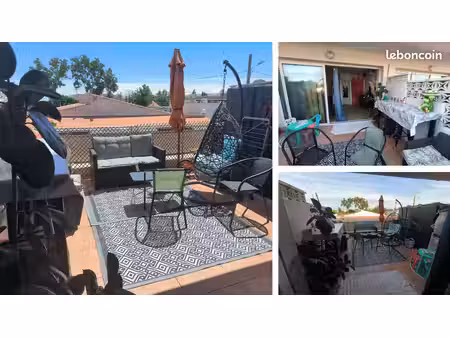 frontignan plage – charmant studio rénové avec terrasse de 17 m²