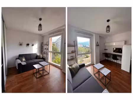 location studio meublé 20 m2 belle vue dégagée