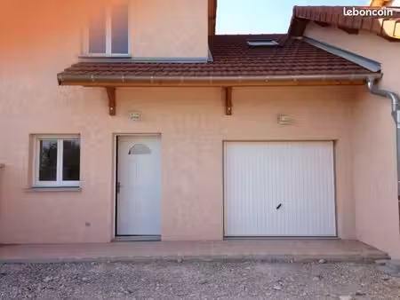 loue maison mitoyenne t4 saint romain de jalionas