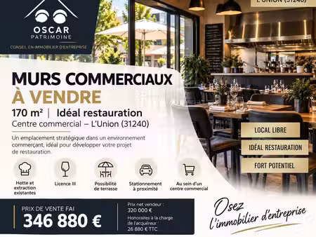 local 170 m² l'union