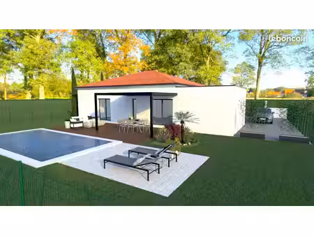 maison 90 m² commelle vernay