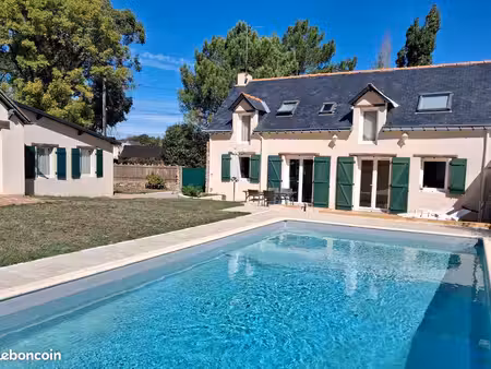 pornichet – quartier des forges - maison coup de cœur avec terrain arboré  piscine chauffé