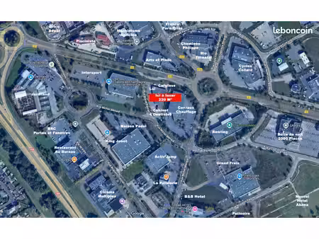 local commercial 220 m² – restauration équipée ou tous commerces zac des escarnotières – c