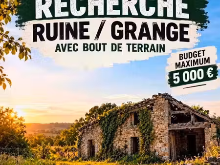 maison abandonnée ruine grange