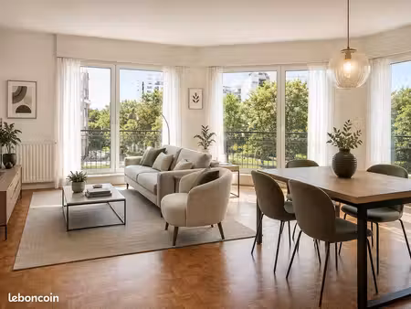 appartement t2 - 70 m² lumineux avec balcons face au parc barbieux
