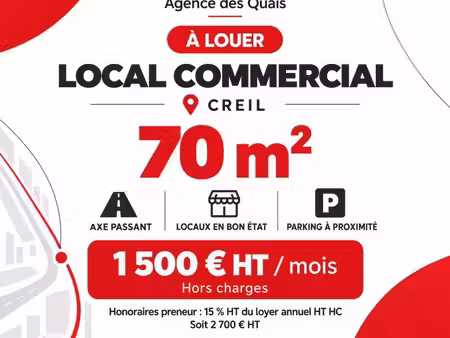 local commercial 70 m²