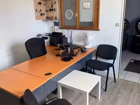 à vendre – garage automobile complet – atelier équipé + parc + stock de jantes