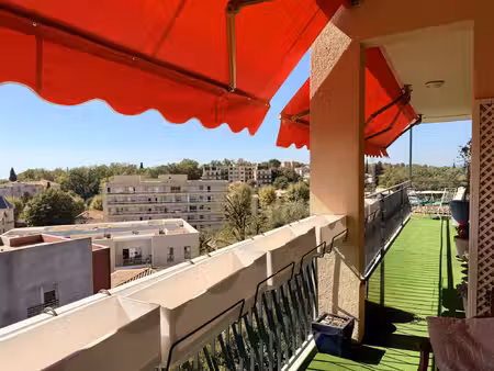 vence proche centre grand 3p vue mer
