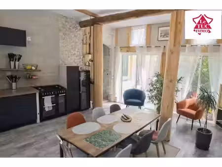 maison en pierre rénové avec jardin  terrasses  t2 indépenda