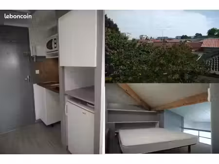 studio avec mezzanine 25m²