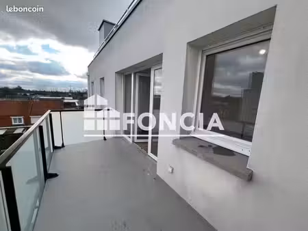 appartement 2 pièces 40.65m² à louer 625.33 - croix 59170