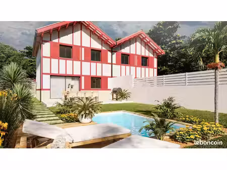 dernier logement en exclusivité sur la commune de saint-jean-de-luz: terrain + maison neuv