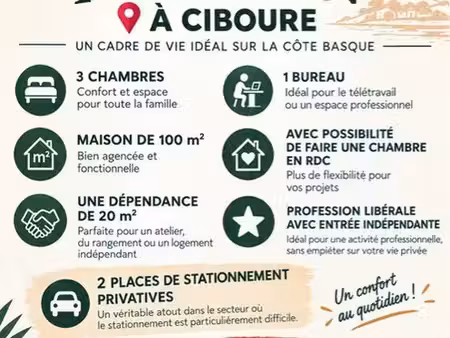 maison avec une dépendance