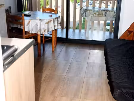 particulier – studio meublé avec mezzanine  parking et gardien – sept à juin – canet plage