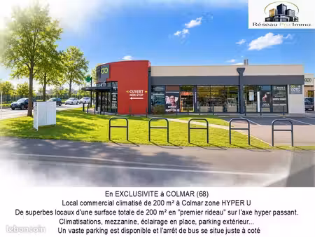 local commercial 200 m²