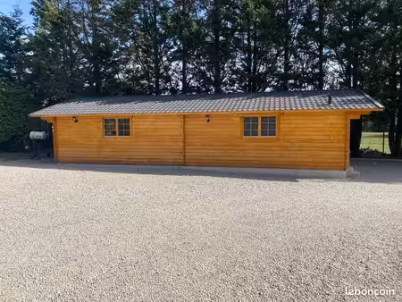 chalet en bois 70 m2