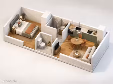 t2 de 29 45 m² à aménager avec 31 m² de jardin à poisy