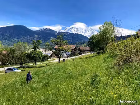 terrain vue mont blanc - 511 m2 - viabilisé