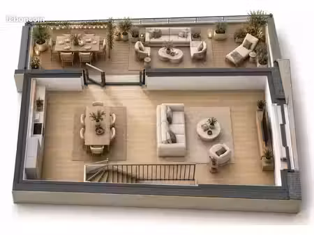 t4 en triplex de 82 39 m² à aménager avec 32 m² de terrasse
