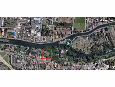 terrain constructible de 847 m² - emplacement exceptionnel en bord de sèvres