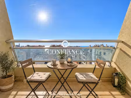 06200 nice ouest studio 20 m² vue mer panoramique