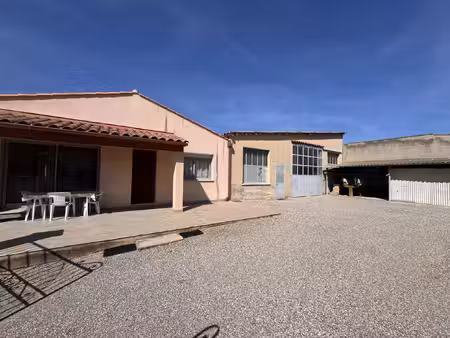 maison de type 3 avec grand hangar a vendre sur peyrolles en