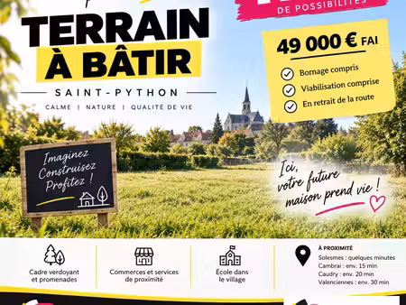 terrain à vendre saint-python